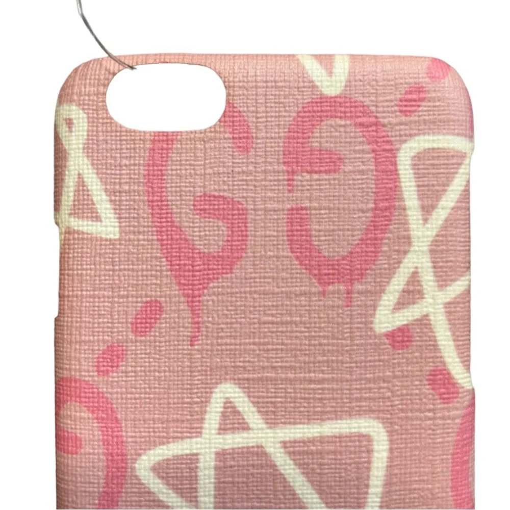 NEW GUCCI GG Ghost iPhone 7 Case pink/ white